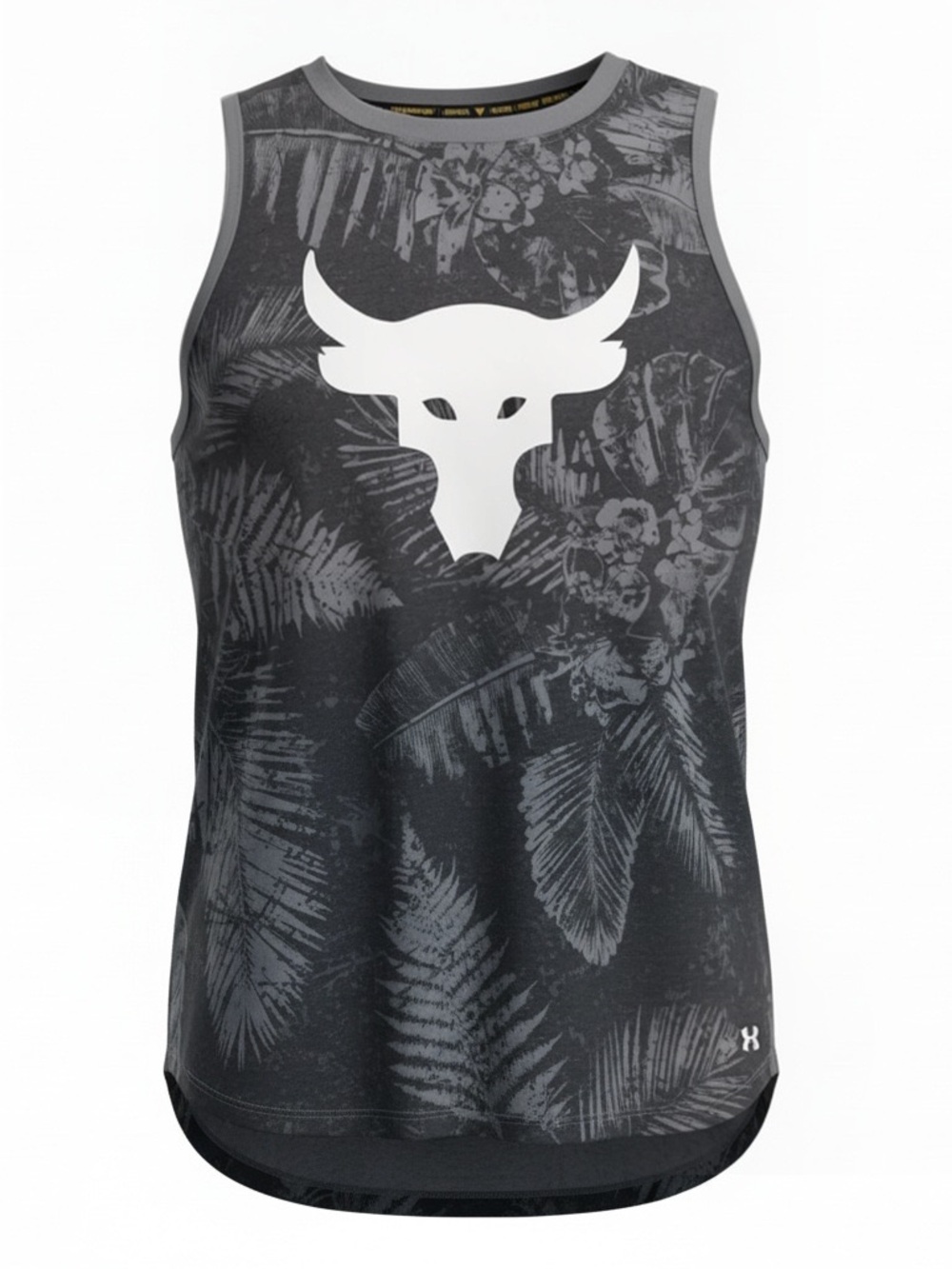 Under Armour Women’s Black Tropical-Print Tank Top